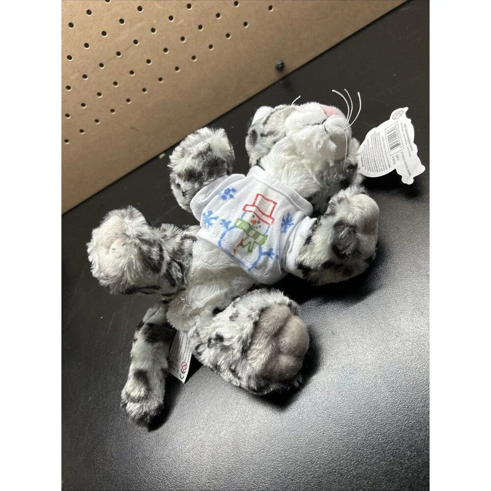 Teddy Mountain Winter The Snow Leopard NWT Unstuffed Fast Shipping